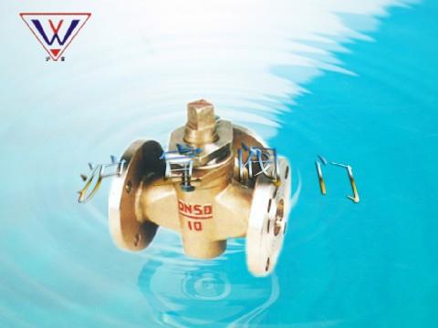 三通法蘭式全銅旋塞閥 三通法蘭式全銅旋塞閥