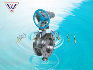 蝸輪傳動硬密封蝶閥