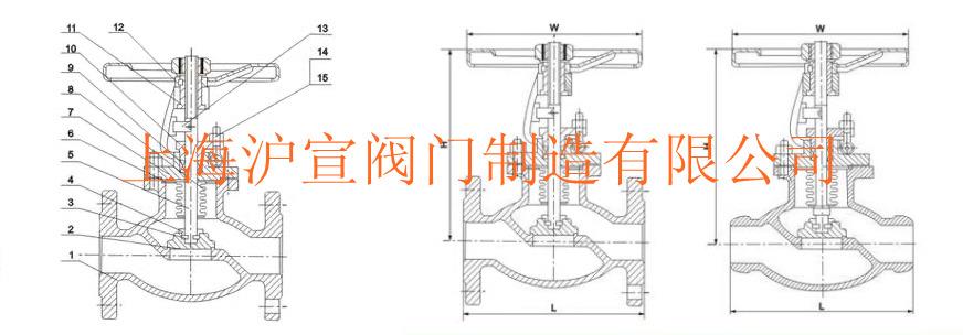 美標波紋管截止閥