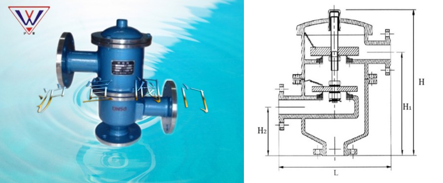 帶雙接管阻火器呼吸閥