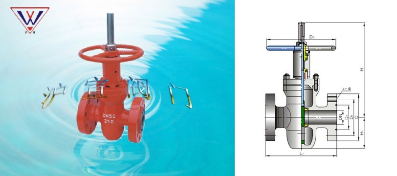 高壓平板閘油田閥
